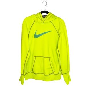 neon green nike hoodie